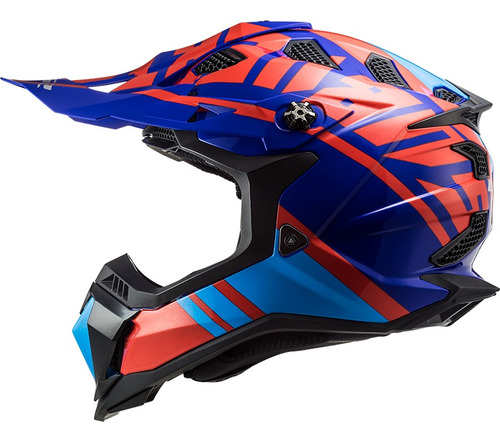 Casco Moto Mx Ls2 700 Subverter Evo Gammax Motocross Kevlar