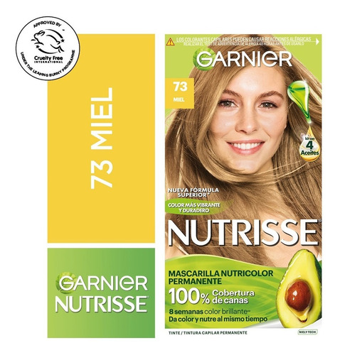 Tintura Tono 73 Color Miel Nutrisse Garnier