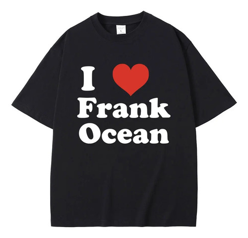 Camiseta De Algodón Estampada I Love Frank Ocean