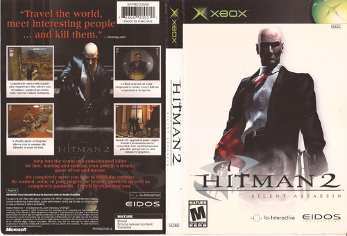 Hitman 2 Silent Assasin Xbox Clásico Usado (ver Fotos)