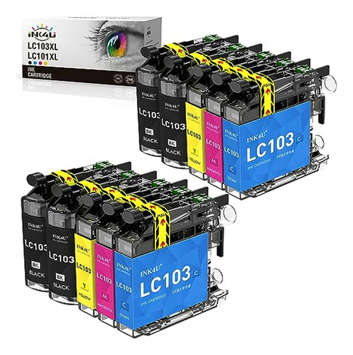 Tinta Compatible Con Brother Lc103xl Para Mfc-j870dw.