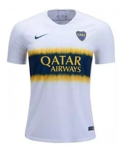 Nova Camiseta Oficial Boca Juniors 2019 Branca Qatar Airways | Mercado Livre