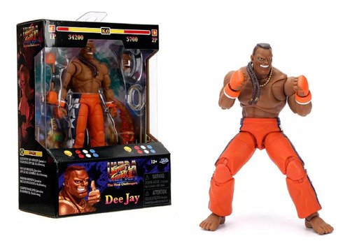 Dee Jay Street Fighter 2 Final Challenge Jada Toys Sin Abrir (Usado)