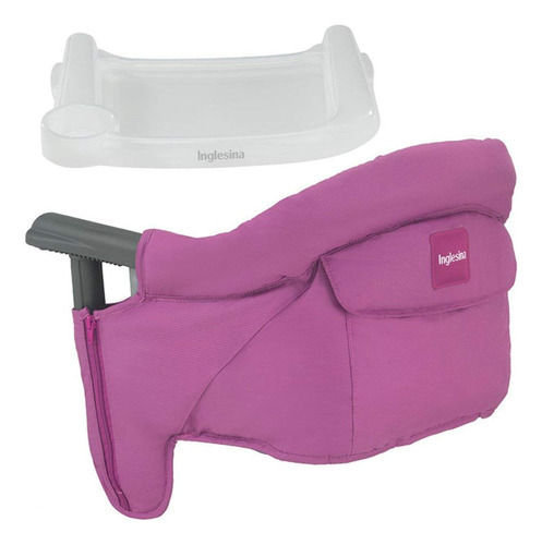 Silla Mesa Con Bandeja Para Comer Inglesina Fast, Rosa Fucsi