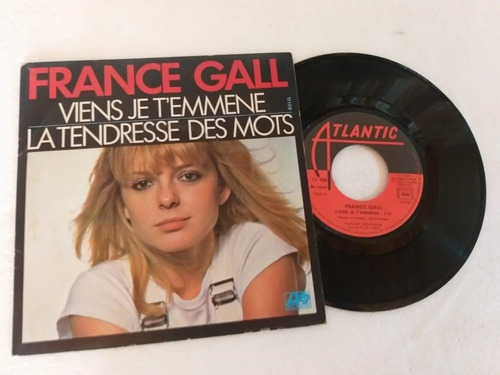 France Gall Viens Temmène Vinilo Simple 7' Francia Funk Soul