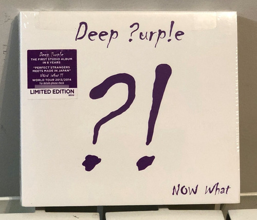 Deep Purple Now What ?! Limited Edition Cd + Dvd Importado