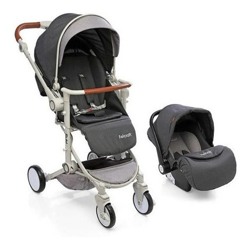 Imagen 2 de 8 de Cochecito Paseo Bebes C/ Huevito Butaca Felcraft Suki