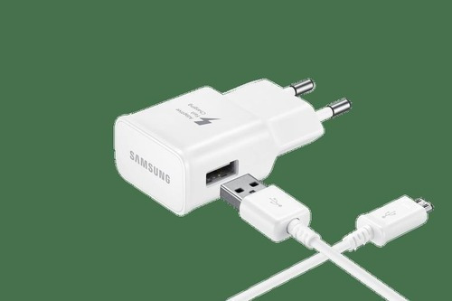 Carregador Samsung Micro Usb (v8) Branco A7 Sm-a750 (2018