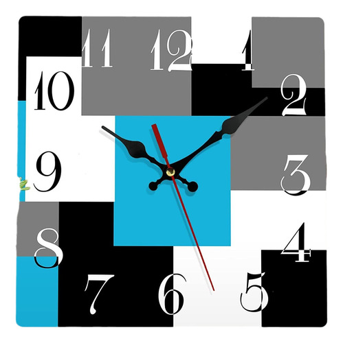 Reloj De Pared De Lujo Sencillo Y Ligero, Abstract Mute Cloc