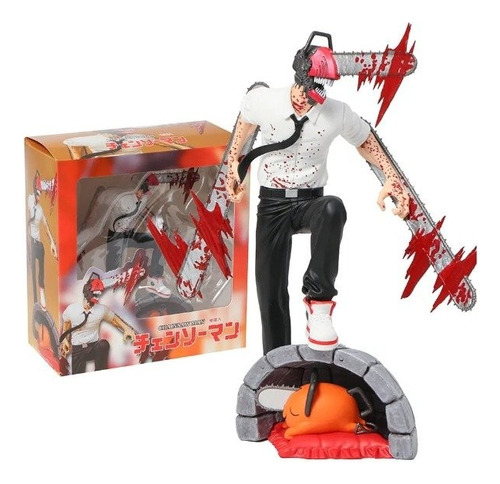 Figura De Denji & Pochita Chainsaw Man