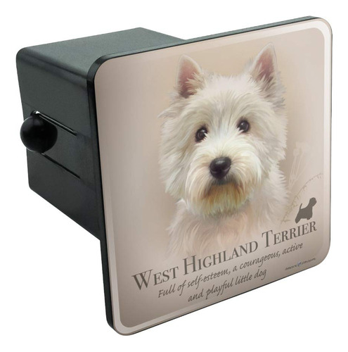 Highland Terrier Westie Dog Breed Remolque Cubierta