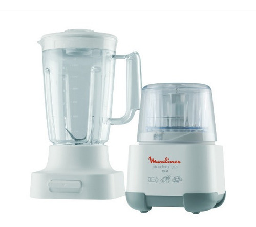 Licuadora + Picadora 123 Moulinex 750w Cuchillas Inox Ad6021