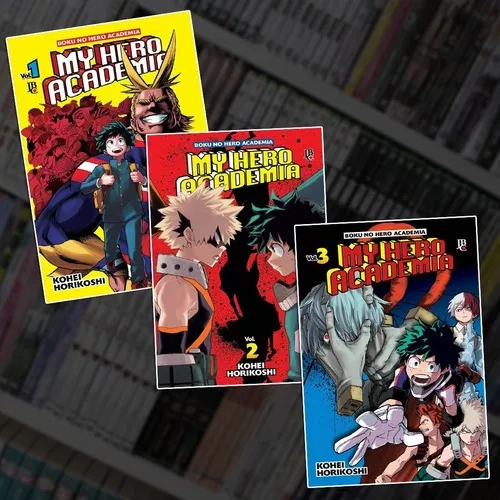 Kit Mangá My Hero Academia (boku No Hero!!) Volumes 1 Ao 5