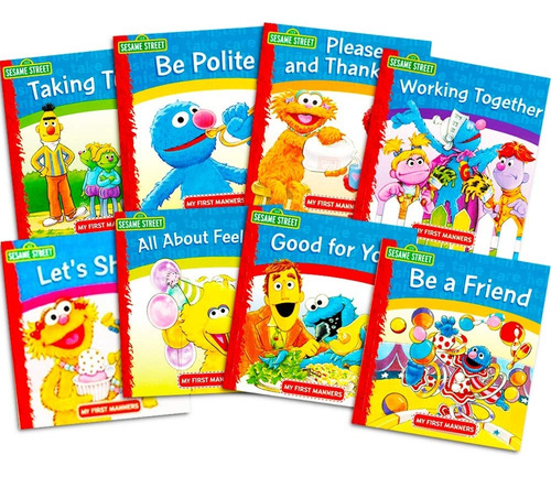 Barrio S&eacute;samo Elmo Manners Libros Para Kids Toddlers.