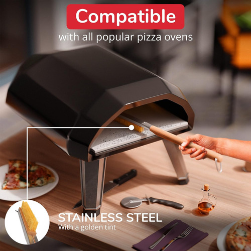 Cepillo Para Horno Senwosa, Largo De 66 Cm, Acero Inoxidable