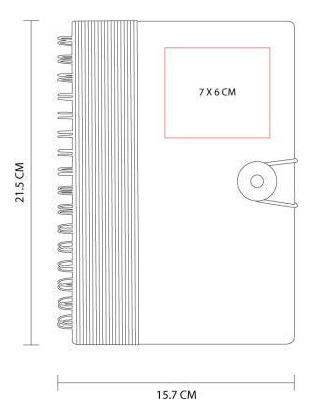 10 Piezas Libreta Ecologica Con Elastico Broche Berna