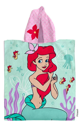 Poncho De Toalla Toallon Con Capucha Disney Piñata Manias