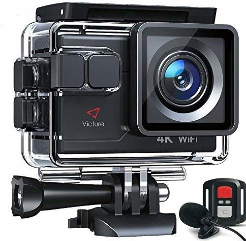 Victure Ac700 Camara Accion 4k 30fps Microfono Externo