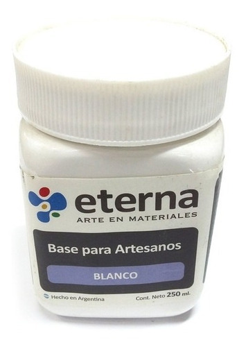 Base Para Artesanos Blanco Eterna 250 Ml