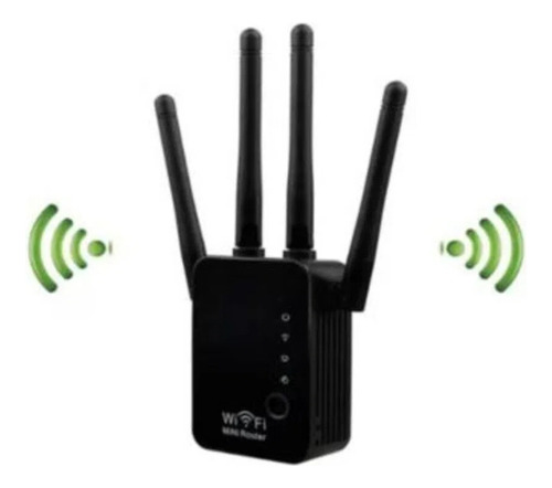 Router Wifi  300mbps  Repetidor De Señal Extender 4 Antenas