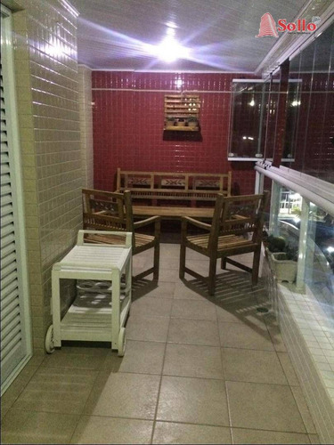 Imagem 7 de 27 de Excelente Apartamento 112 M² Com 3 Dormitórios, Pé Na Areia - Centro - Bertioga/sp - Ap0449