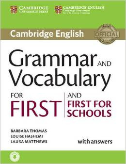 Libro Grammar And Vocabulary For First+key+cd De Vvaa Cambri