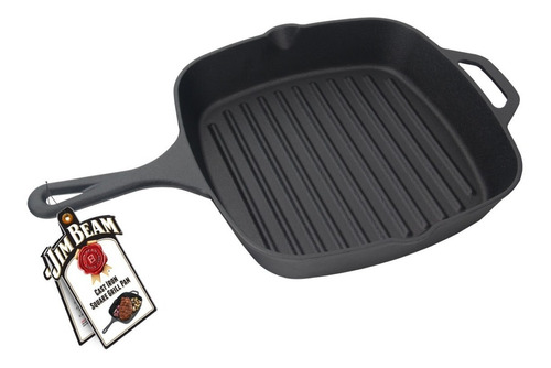 Plancha Cuadrada Grill De Hierro Fundido Jim Beam