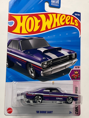 Hot Wheels 68 Dodge Dart 1:64 Coleccionable 2024 Violeta Oscuro