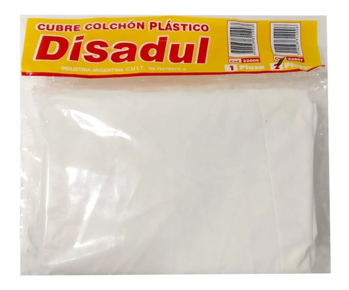 Funda Cubre Colchon Plastico Reforzada Impermeable 1 Plaza