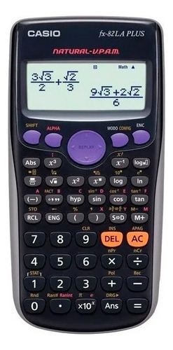 Calculadora Científica de Cor Preto/Cinza FX-82LAPlus
