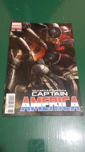 Revista Marvel El Capitan America 023 Edi Televisa Variante