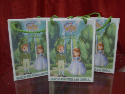Imagen 5 de 6 de 12 Bolsitas De Papel De La Princesa Sofia