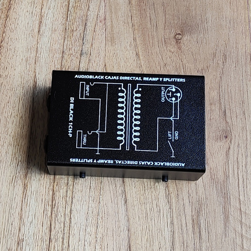 Caja Directa Di Box Audioblack (misma Calidad Que Di Radial)