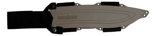 Cuchillo De Caza Kershaw Camp 10 - Machete Color Canela, Cuc