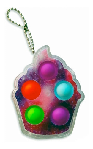 Imagen 4 de 7 de Llavero Pop It Simple Dimple Acrílico Silicona Importado