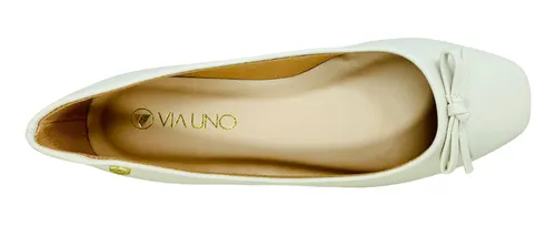 Sapatilha Feminina Via Uno Confortavel Bico Redondo Original