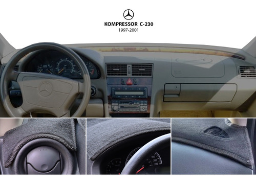 Cubretablero Bordado Mercedes Benz Kompressor C230 1997/2001