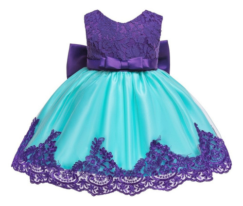 Baby Bowknot Formal Tutu Princesa Vestidos 2831