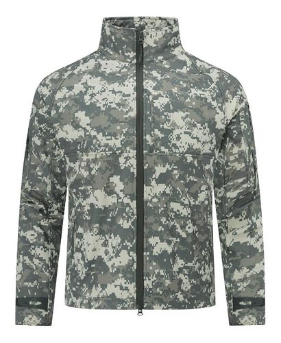 Chamarra Casual Para Hombre Con Estampado De Camuflaje