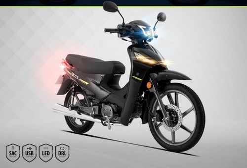Imagen 6 de 17 de Motomel Plus 110 Con Alarma Encendido Distancia Ruta 3 Motos