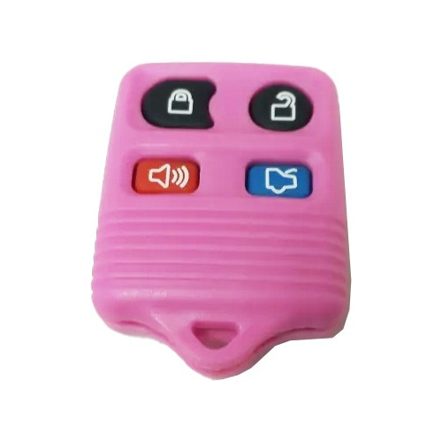 Carcasa Alarma 4 Botones Rosa Ford Ranger Ecosport Fiesta Ka