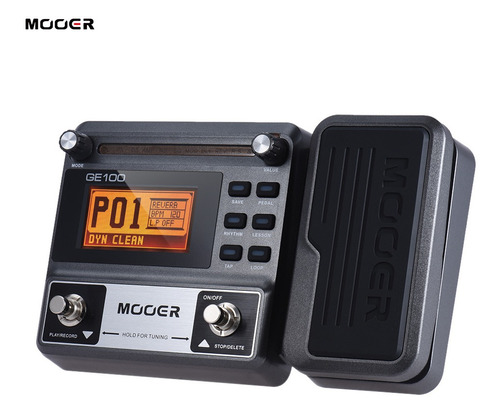 Pedal Multiefectos Mooer Ge100 Para Guitarra