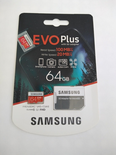 Memoria Microsdxc Uhs-i De 64 Gb Samsung