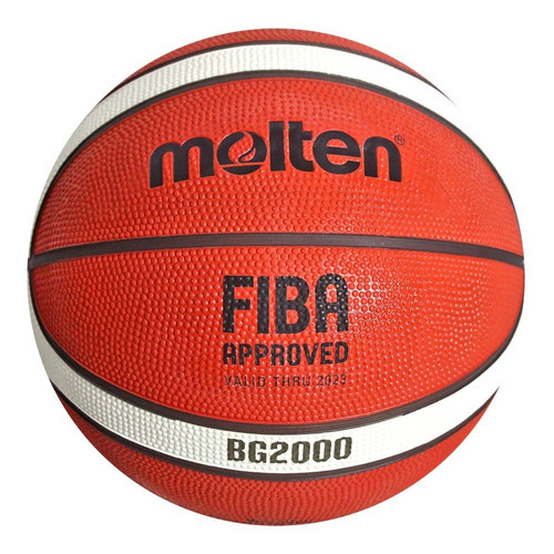 Balón Básquetbol Molten Del No.7 Modelo Bg2000 Fiba Approved