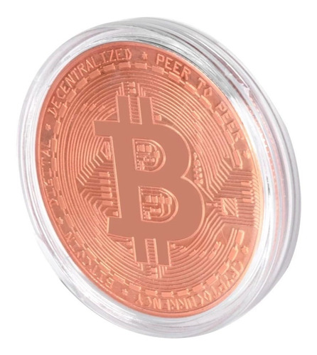 Moneda Bitcoin Conmemorativa De Lujo Moneda De Colección