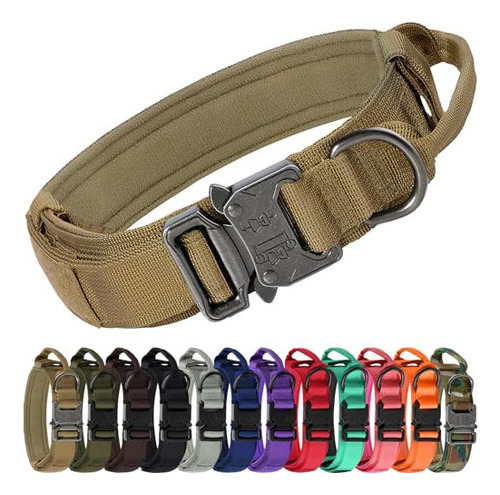 Joytale Collar Táctico Para Perro Con Asa, Collar Militar R