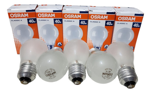 Foco A15 Refrigerador 40w Perla Osram 5pz