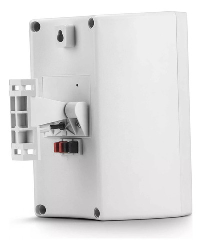 Kit Som Ambiente 4 Caixas Branca Amplificador Bt Fm C/ Fio