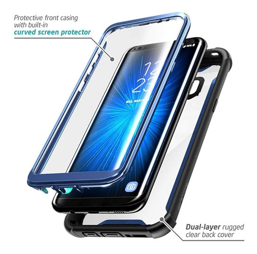 Imagen 8 de 8 de Funda Carcasa Protectora I-blason Ares Para Galaxy S8 Plus A