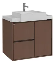 Comprar Mueble De Baño Aereo Suspendido Con Bacha Valentina 80cm Bacha Blanco Mueble Ruggine